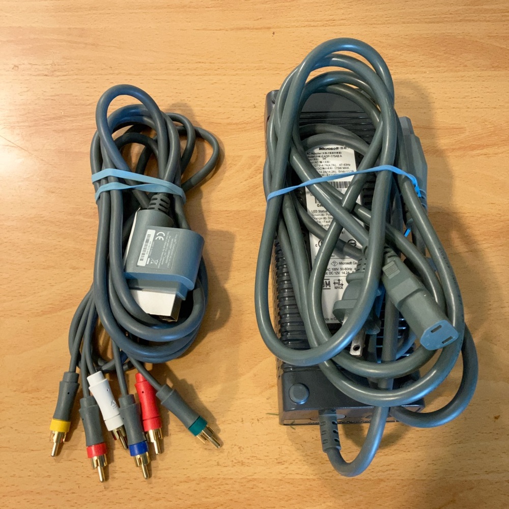 Xbox 360‎ Power / AV Cords OEM Authentic Microsoft Brand